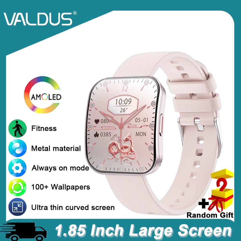VS61 Pro Smartwatch Man Woman AMOLED Curved Screen Metal Body Open Box