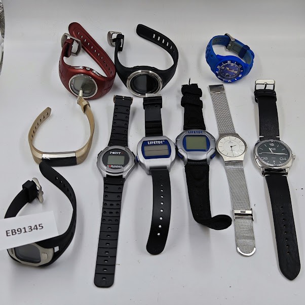 Lot of 10 Watches – Untested, Signs of Use, Mixed Models/Colors