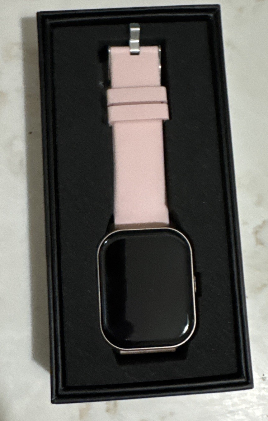 Chrono-Max Bravo 3 Smartwatch with 2.0 Screen Pink, Used One Time