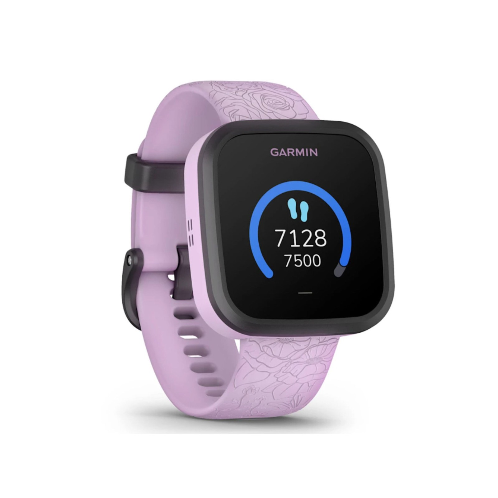 Garmin Bounce Kids GPS Smartwatch with Activity Tracking (Lilac Floral)