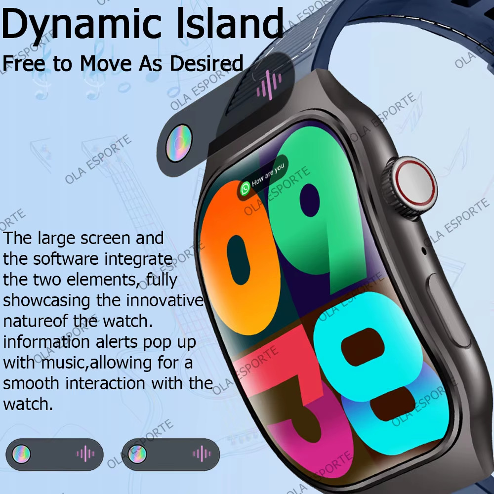 Bluetooth Smart Watch for Men with ECG/PPG Health Monitor and Curved Screen