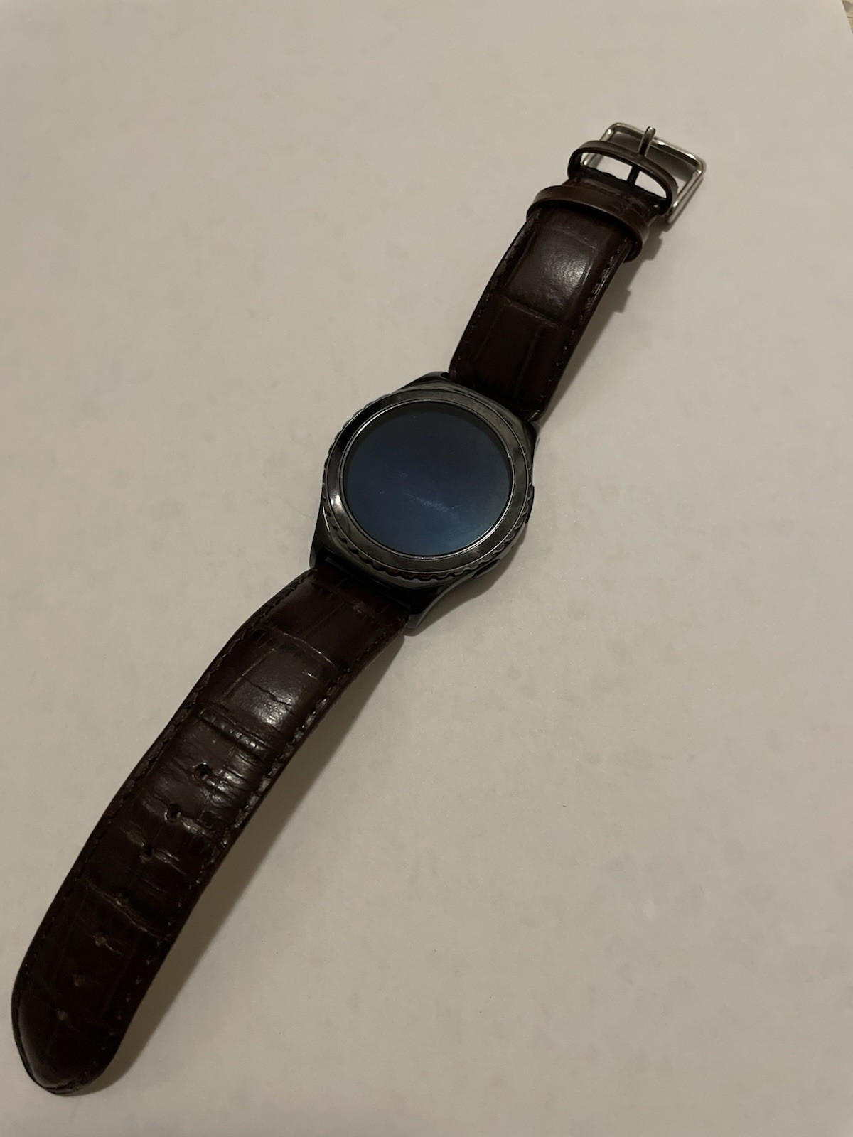Samsung Gear S2 Smart Watch, Leather Band, Excellent Condition, Watch Only