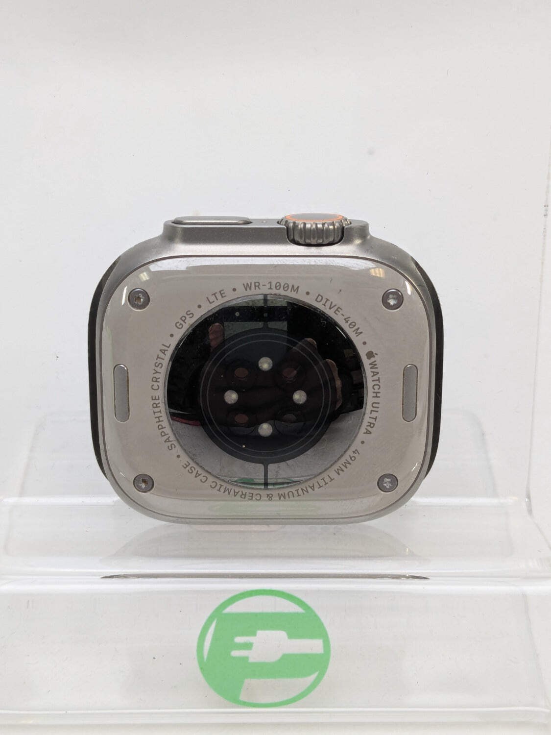 GPS Only Apple Watch Ultra 49MM Natural Titanium MQF53LL/A Face Only