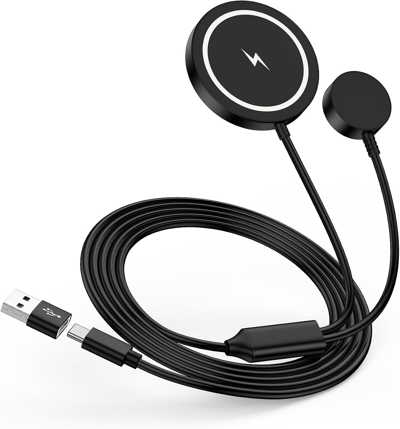 Samsung 15W Fast Charge Dock Station 2-in-1 Galaxy Watch Wireless Charger Cable