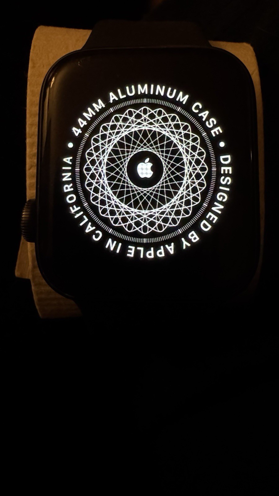 Apple Watch Series 6 44mm Space Gray Aluminum Case with Black Sport Band
