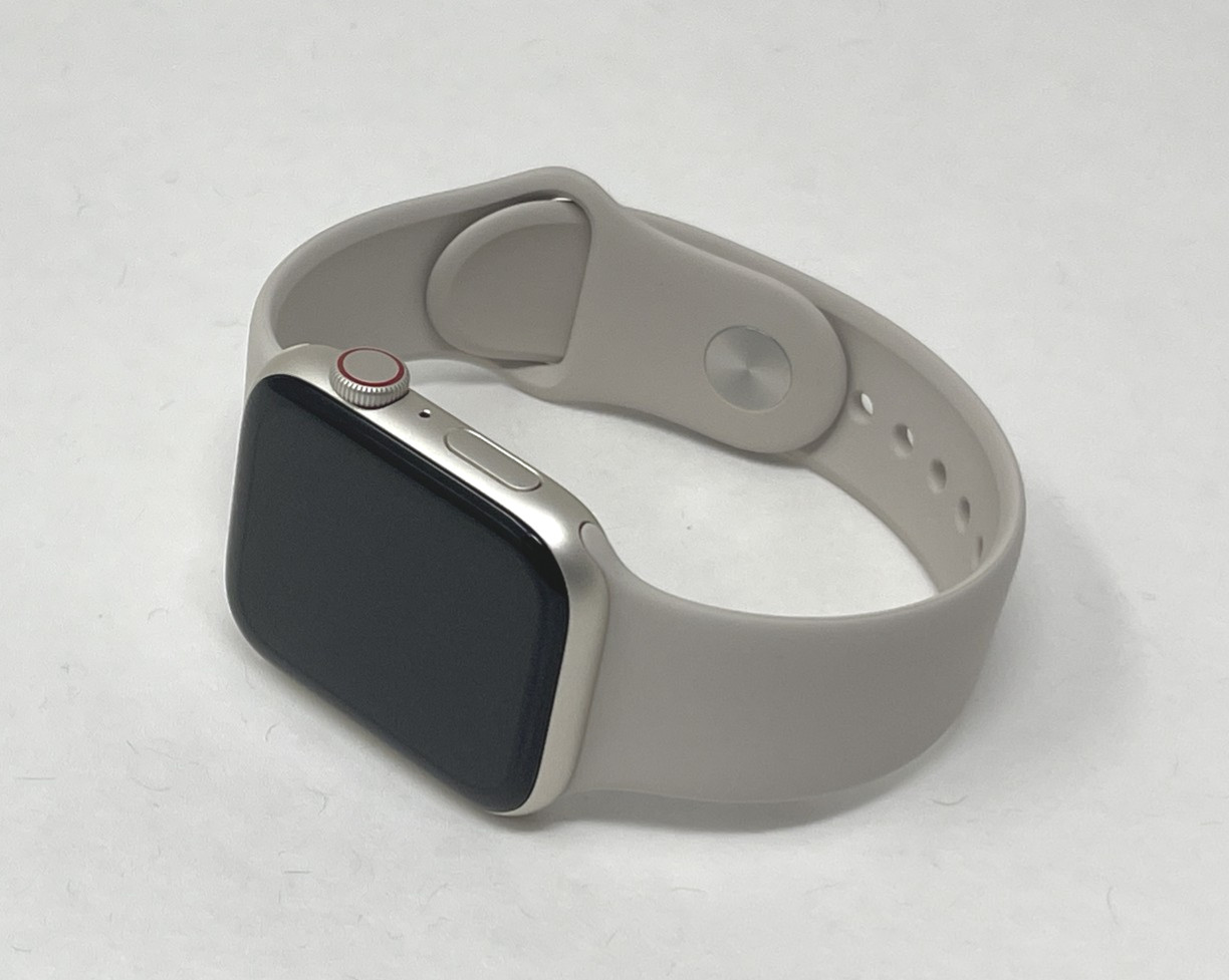 Apple Watch SE 2nd Gen 44mm Starlight Aluminum W/ Sport Band Cellular Very Good