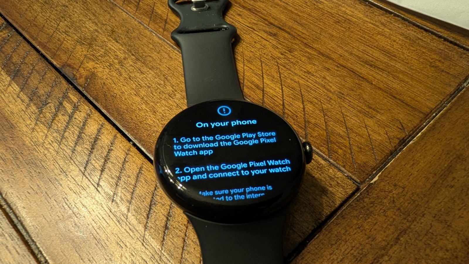 Google Pixel Watch 3 45mm Wi-Fi Smartwatch Matte Black Obsidian Box Clean