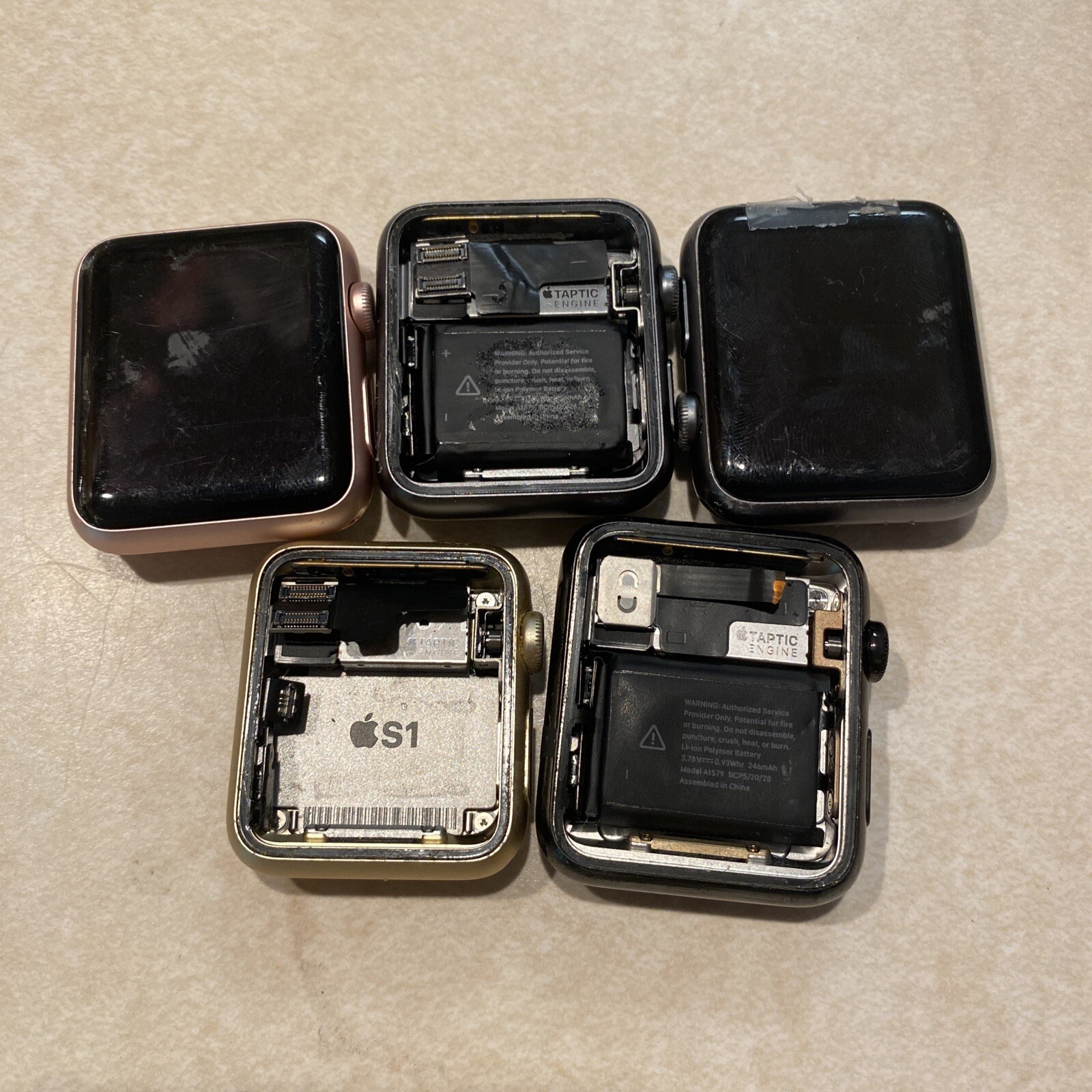 Lot Of (5) Apple Watch Series 7000 ( Mixed ) Untested As Is! #5
