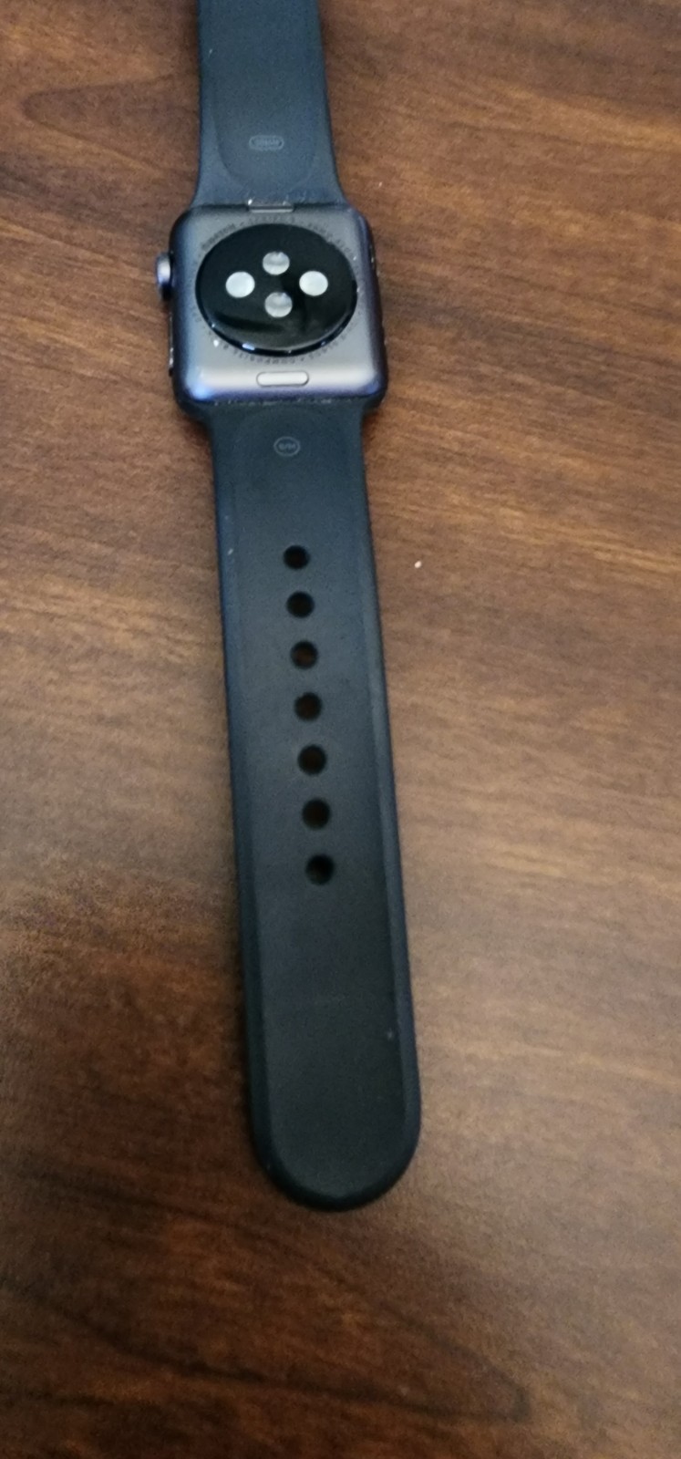 APPLE WATCH SERIES 3 38MM ALUMINUM ION-X GLASS COMPOSITE BACK GPS WR-50M L$$K