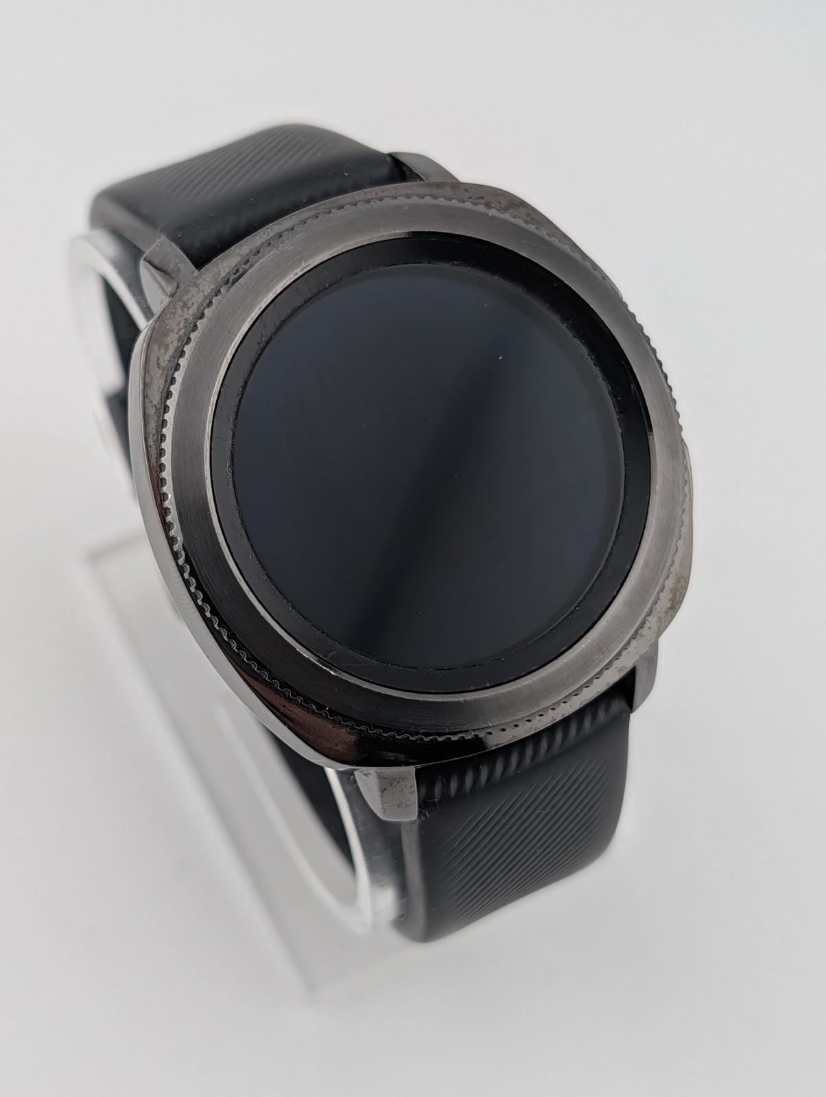 Samsung Smart Watch Gear Sport HR GPS – Black Silicone Band, Working