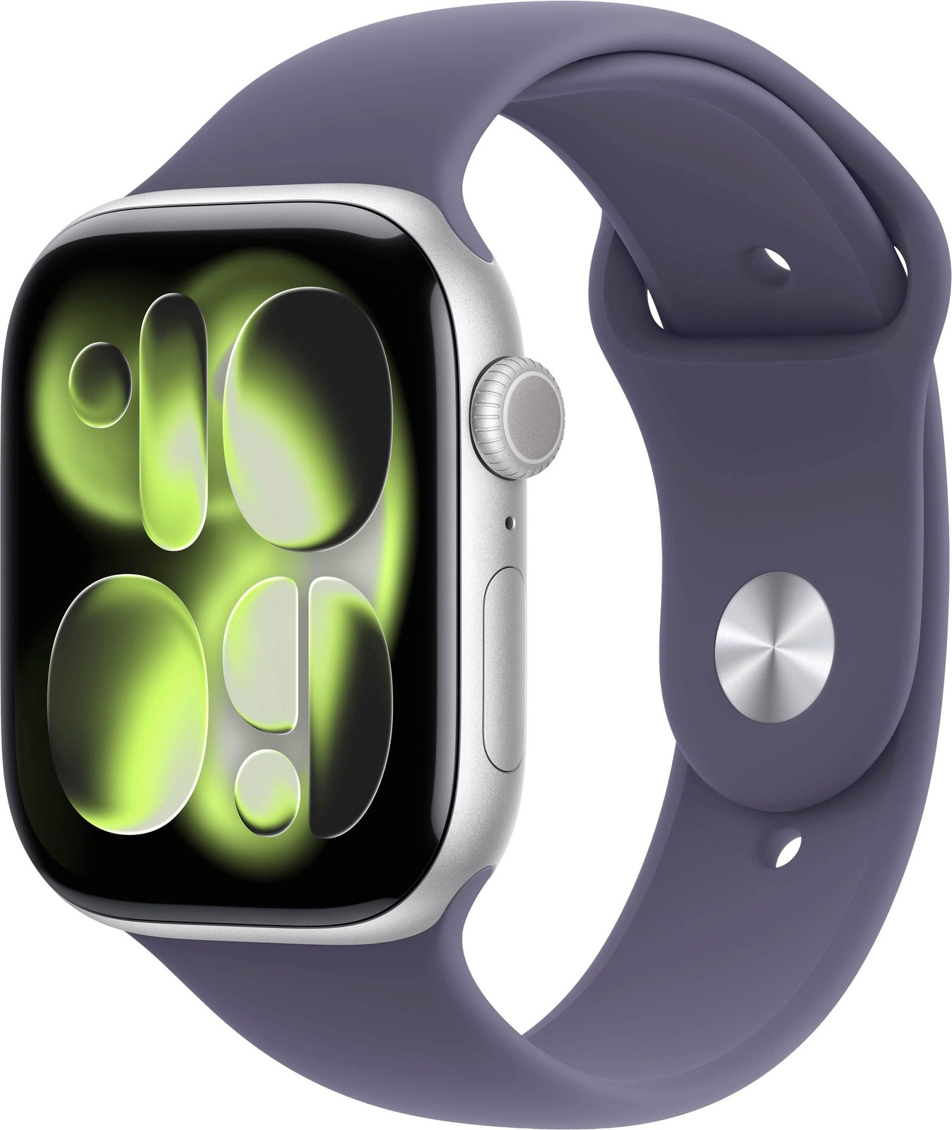 Apple Watch Gen 11 Series 11 46mm Silver Aluminum – Purple Fog Sport Band