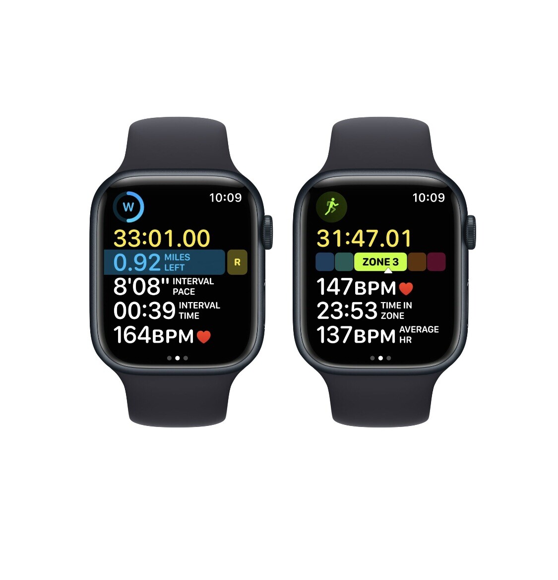 Apple Watch Series 8 45mm Midnight Aluminum Case with Sport Band, M/L (GPS +…