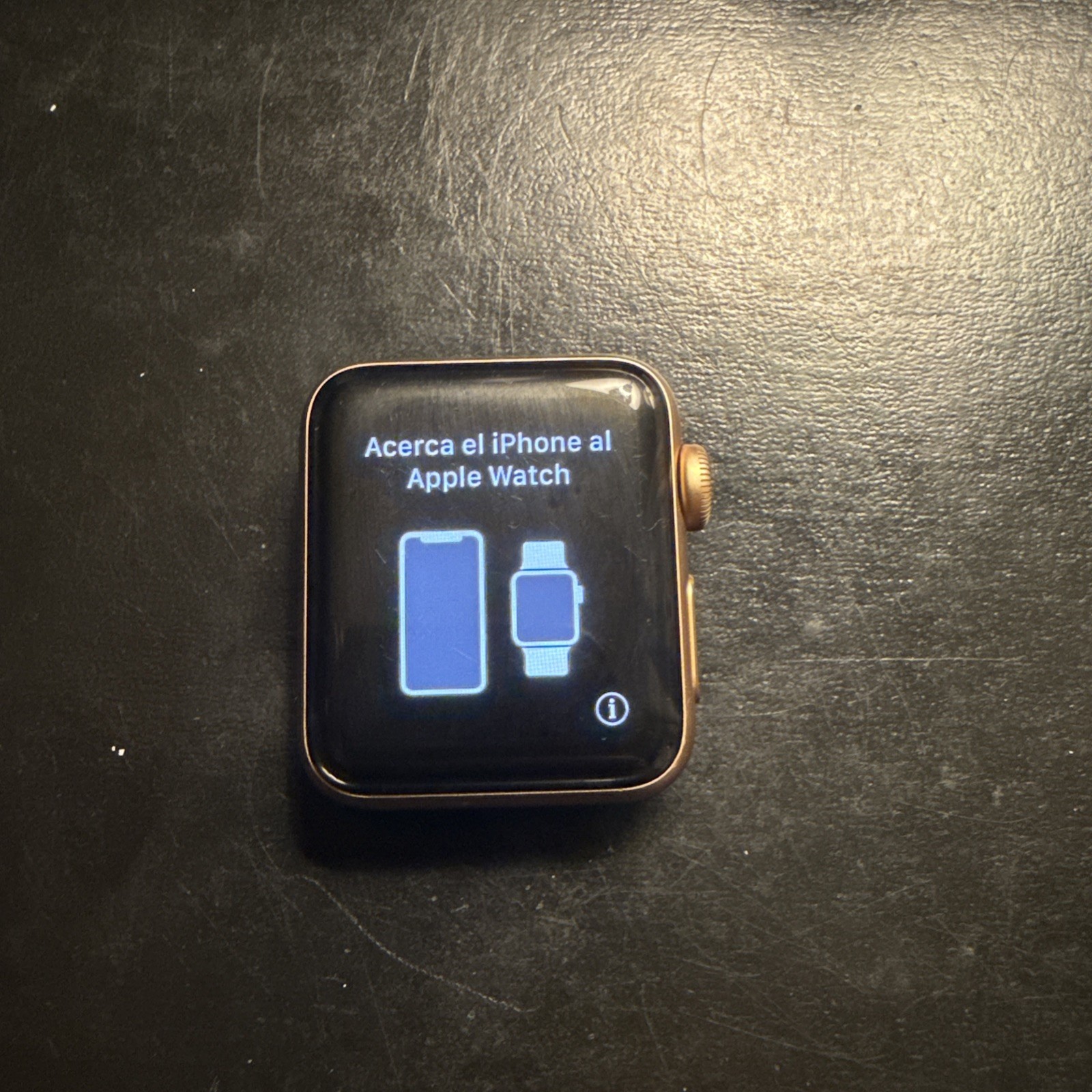 Working Apple Watch Series 3 38mm Pink Aluminum Case tested and working