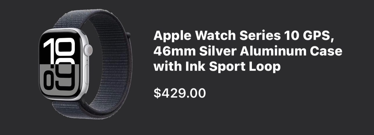 apple watch series 10 46mm titanium natural