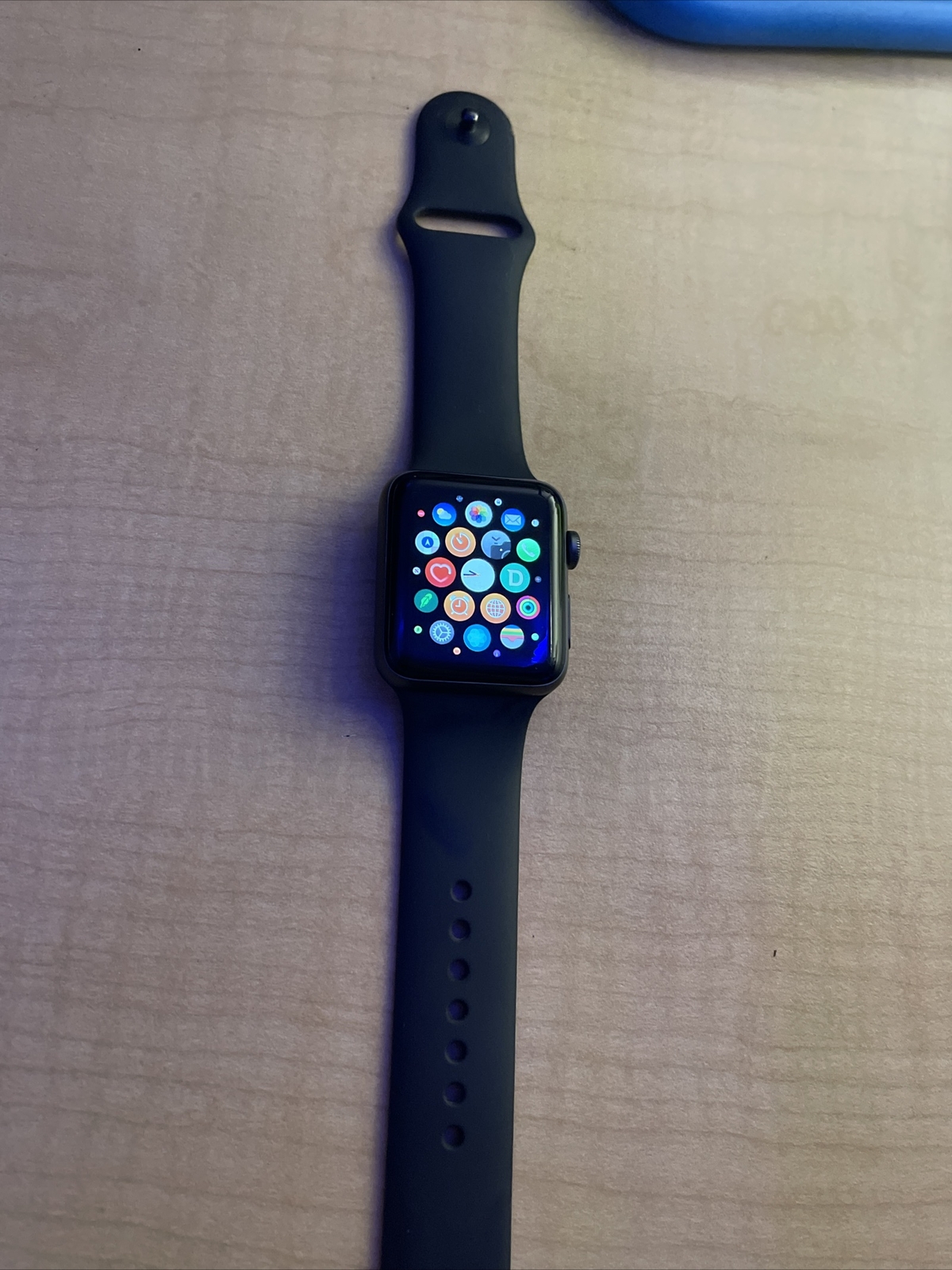 Apple MTF32LLA Watch Series 3gps 42 Mm Space Gray Aluminum With Black
