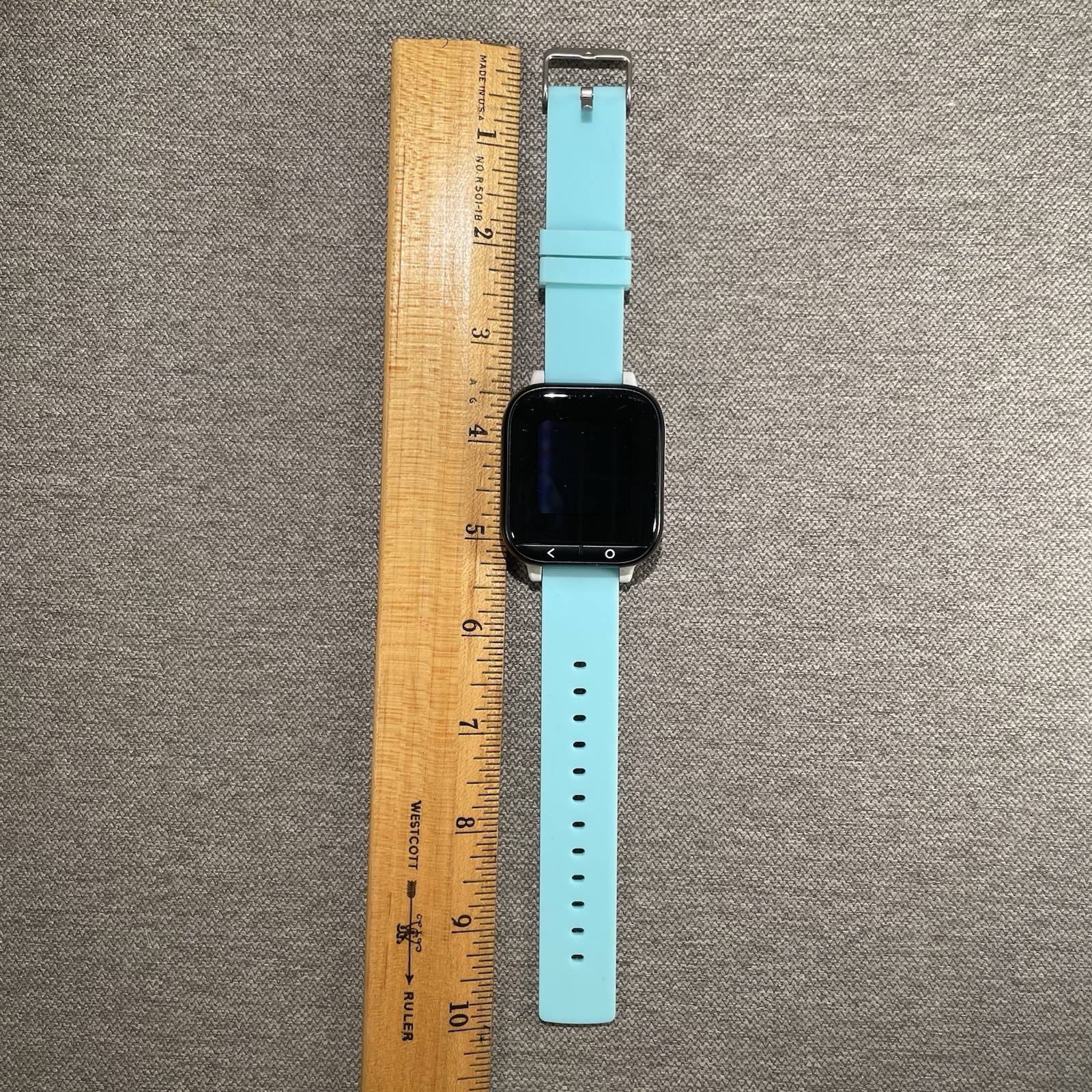 Gizmo Watch QTAX53 Kids Verizon Smartwatch Blue Band White Tested For Power