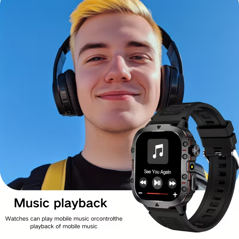 2026 NEW Military Smartwatch Bluetooth Call Fitness Tracker for Android iOS