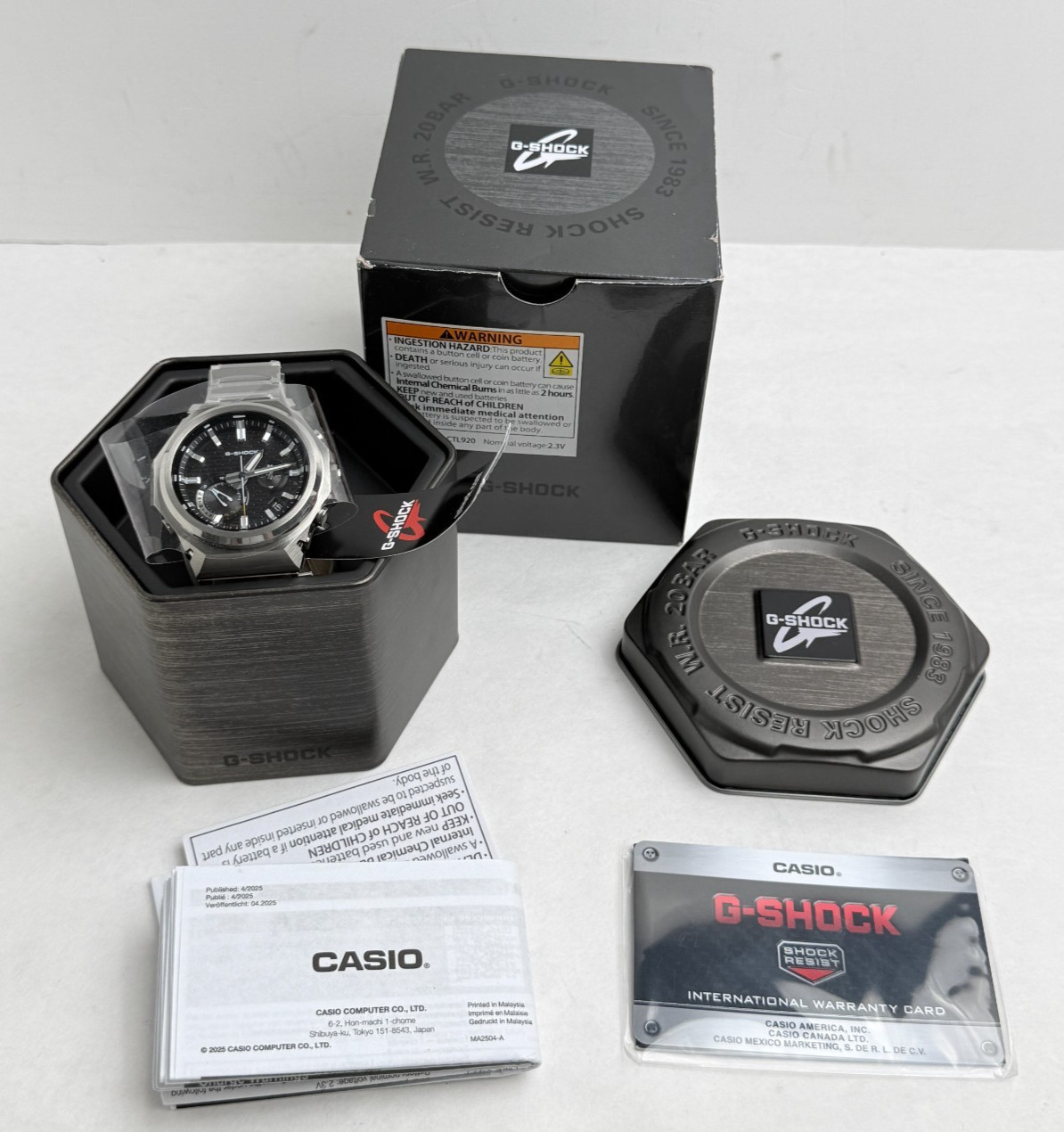 CASIO G-SHOCK G-STEEL GST-B1000D-1AJF Men’s Watch Black NEW
