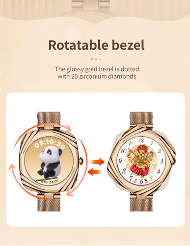Smart Watch Stainless Steel Luxury Watch Bluetooth Call IP67 Fashion Bracelet