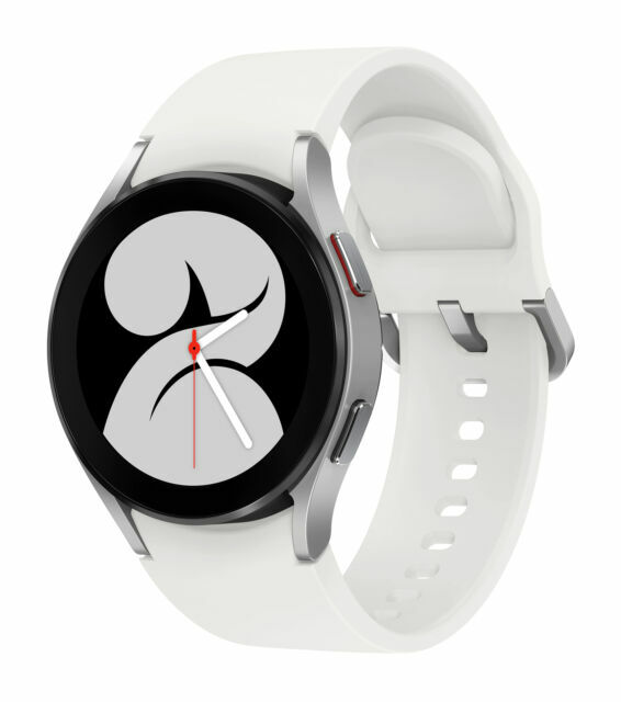Samsung Galaxy Watch4 SM-R860 40mm Aluminum Case with Sport Band – Silver…
