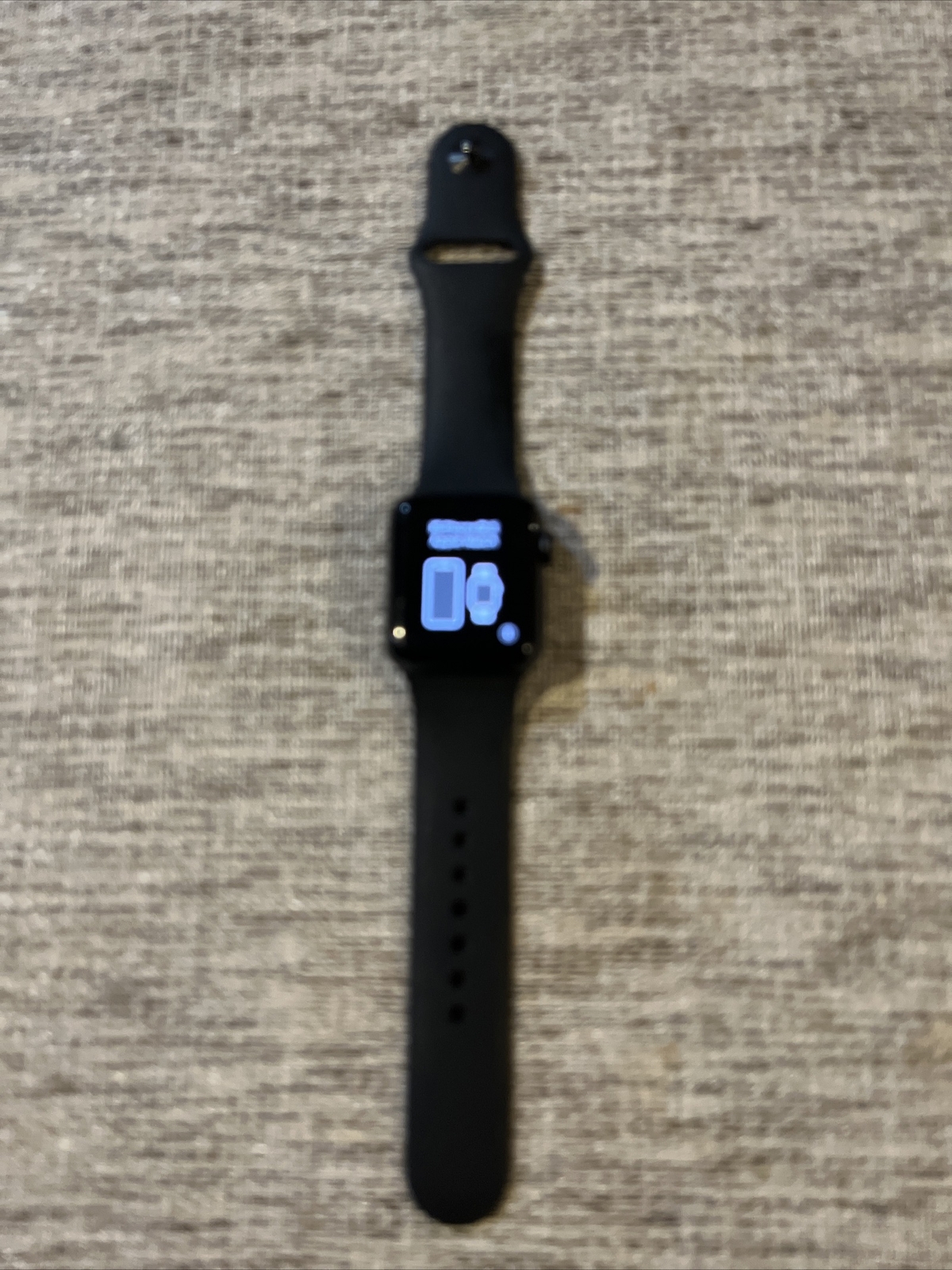 Apple Watch Series 3 38 mm Gray Case Black Aluminium Smartwatch – MTF02LLA