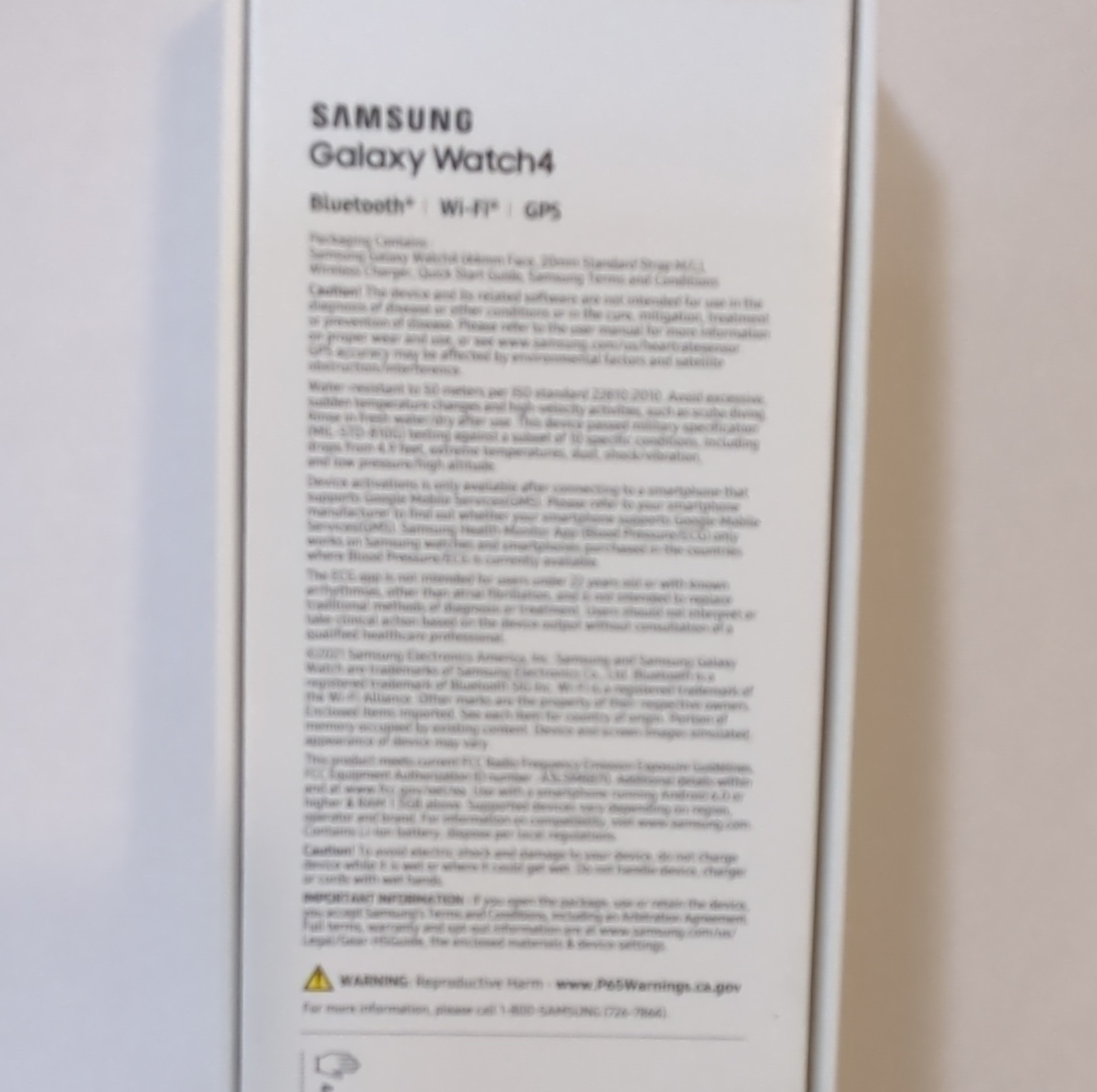 Samsung Galaxy Watch4 44mm 16GB Black Bluetooth Wi-Fi GPS Smartwatch