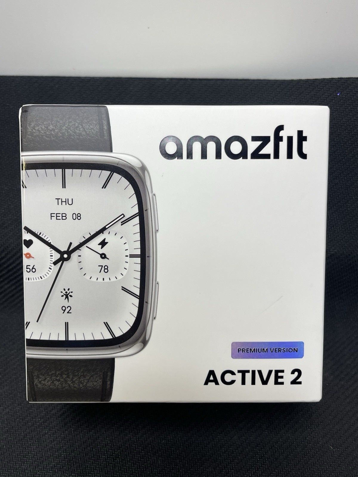 Amazfit Active 2 Premium Smart Watch (Square) 10 Day Battery,Sapphire Glass New