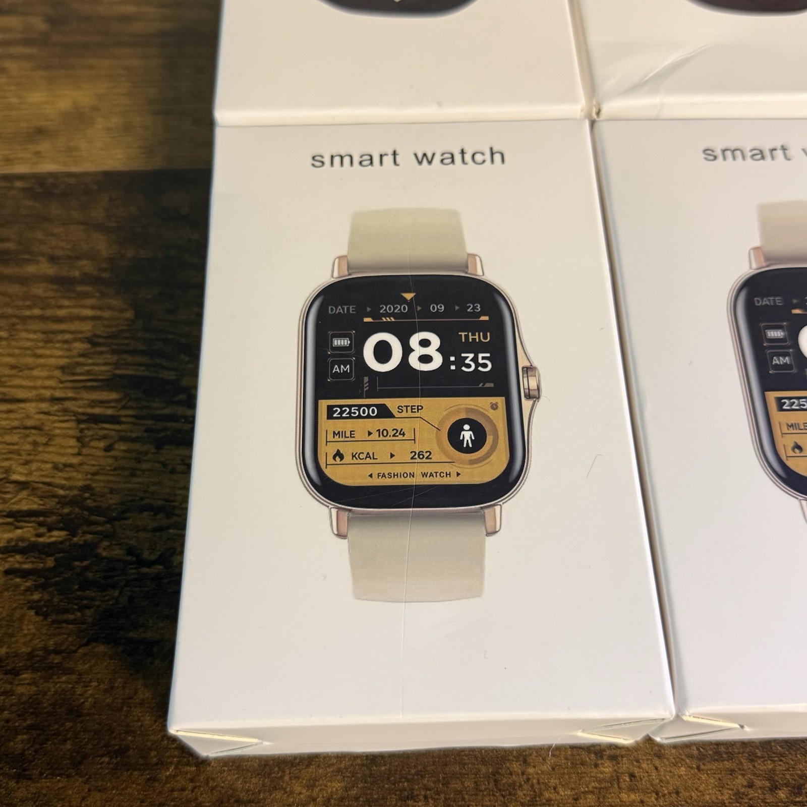 NEW – Lot of Four TB39 Smartwatches 2 Pink 1 Silver 1 Black