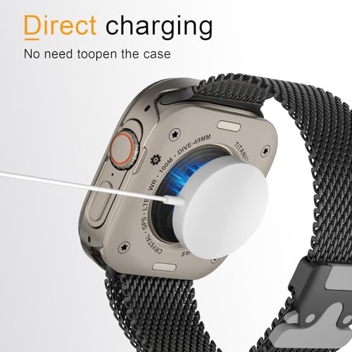 3 Pack Aluminum Alloy Metal Strap for Apple Watch Ultra 3/Ultra 2/Ultra 49mm Sho