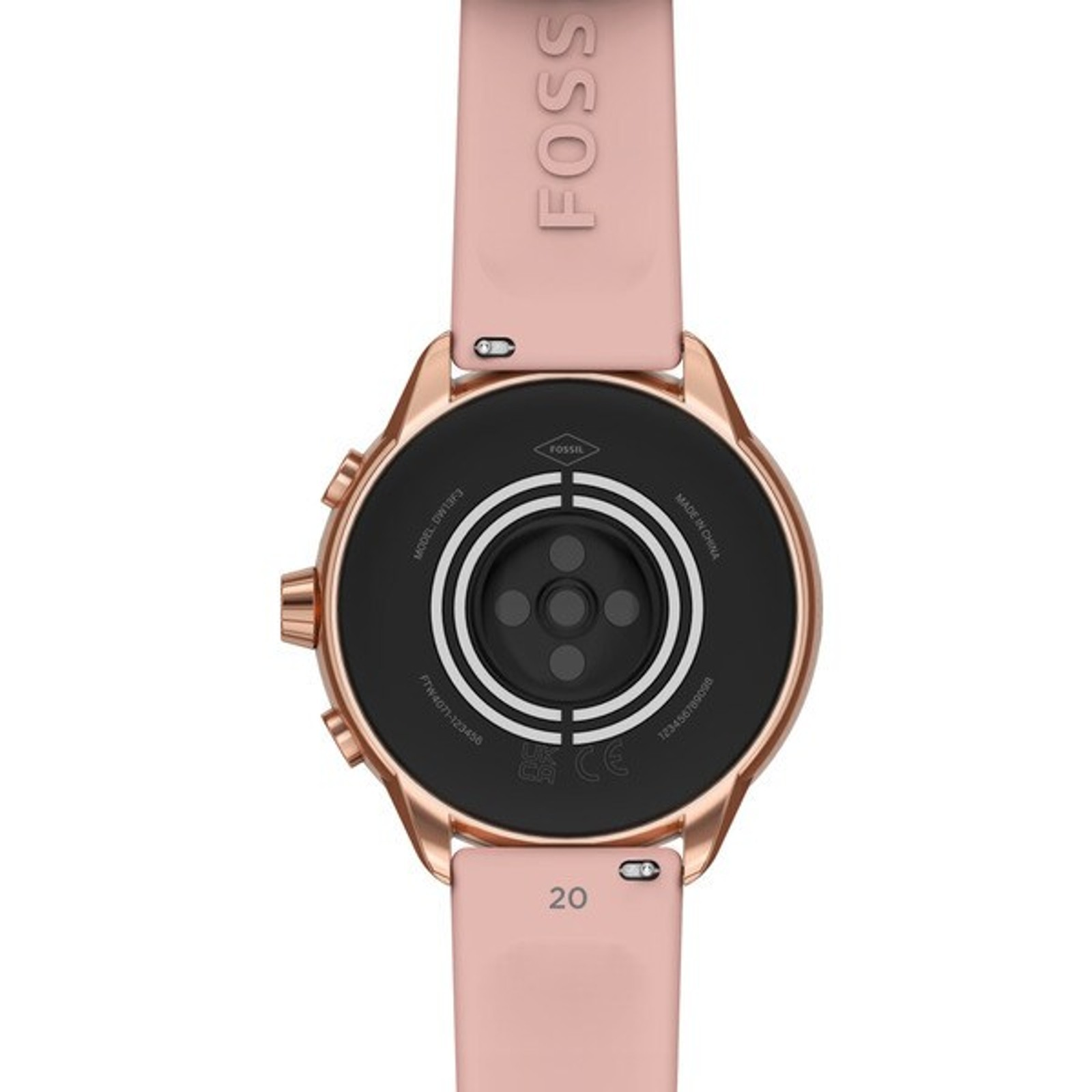 Fossil Gen 6 Wellness Women Smartwatch FTW4071 Gold Pink Silicone GPS Heart Rate