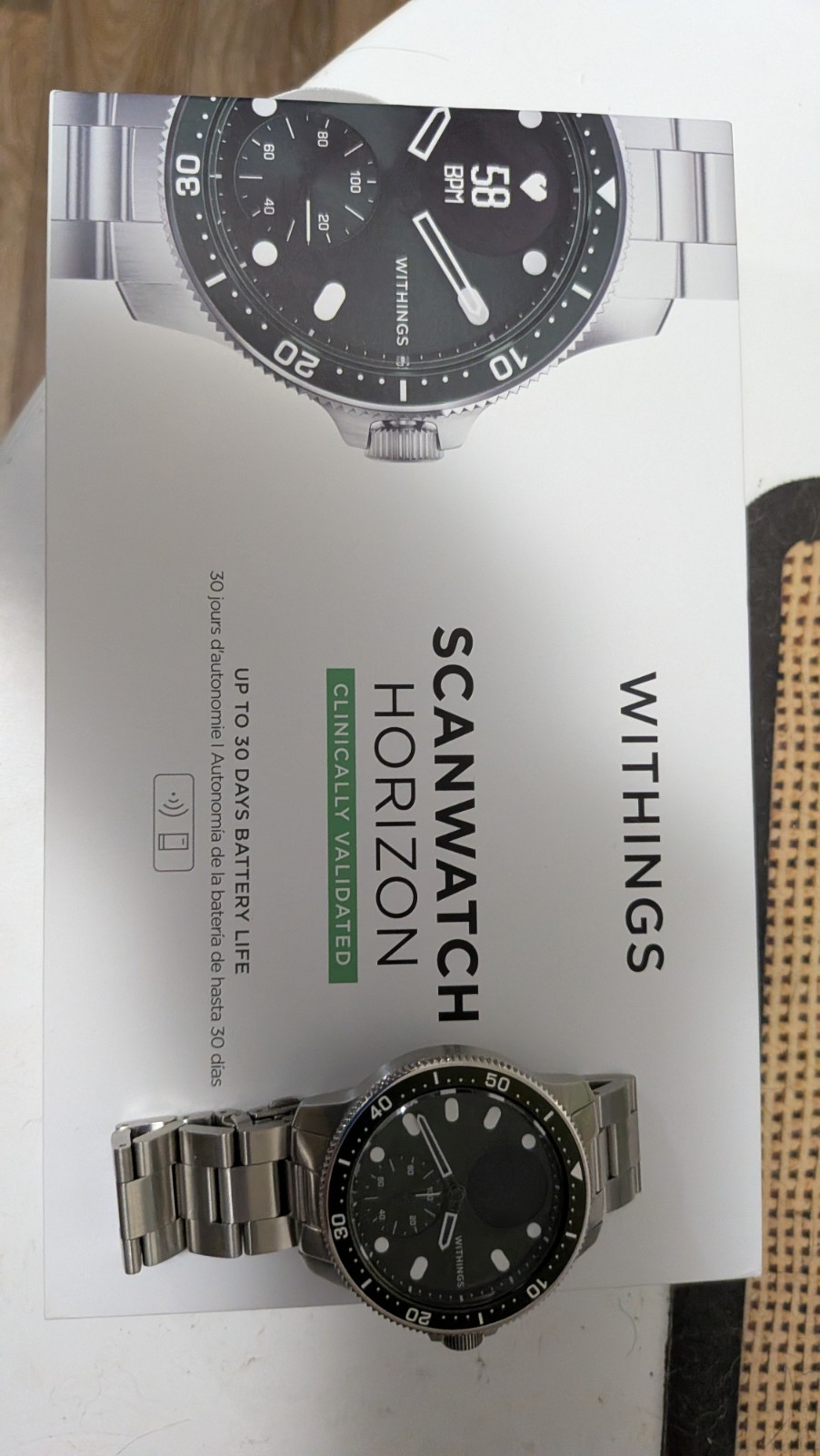 Withings Scanwatch Horizon 43mm Greeen