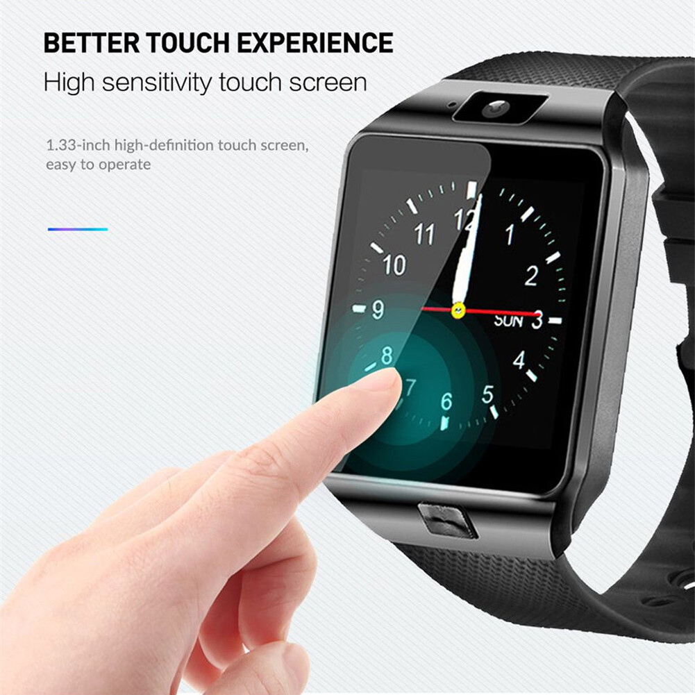 New Smart Watch Bluetooth Reminder SIM Unlocked Phone Camera For Android Models