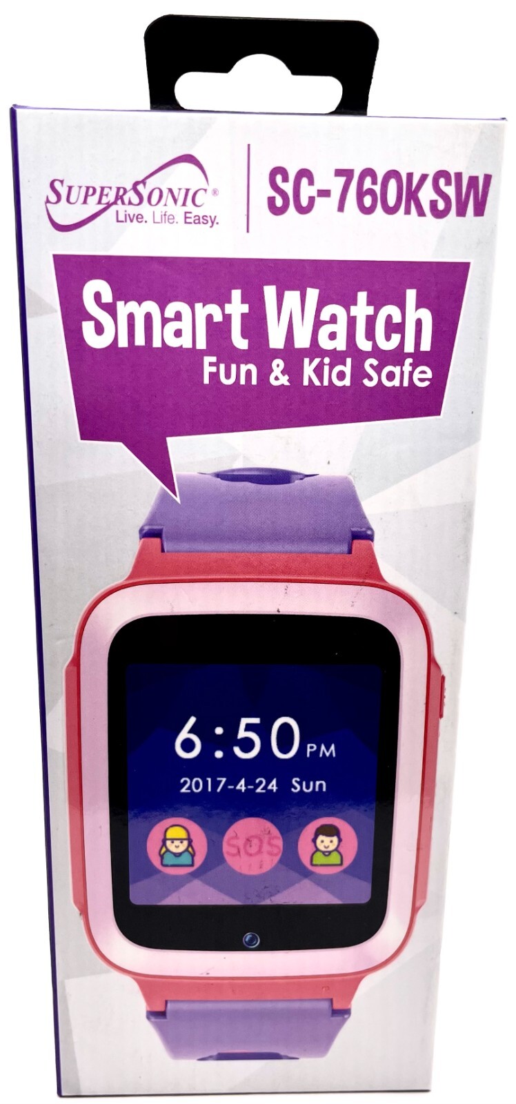 Kids Smart Watch With Built-In GPS And Wi-Fi Features – SuperSonic