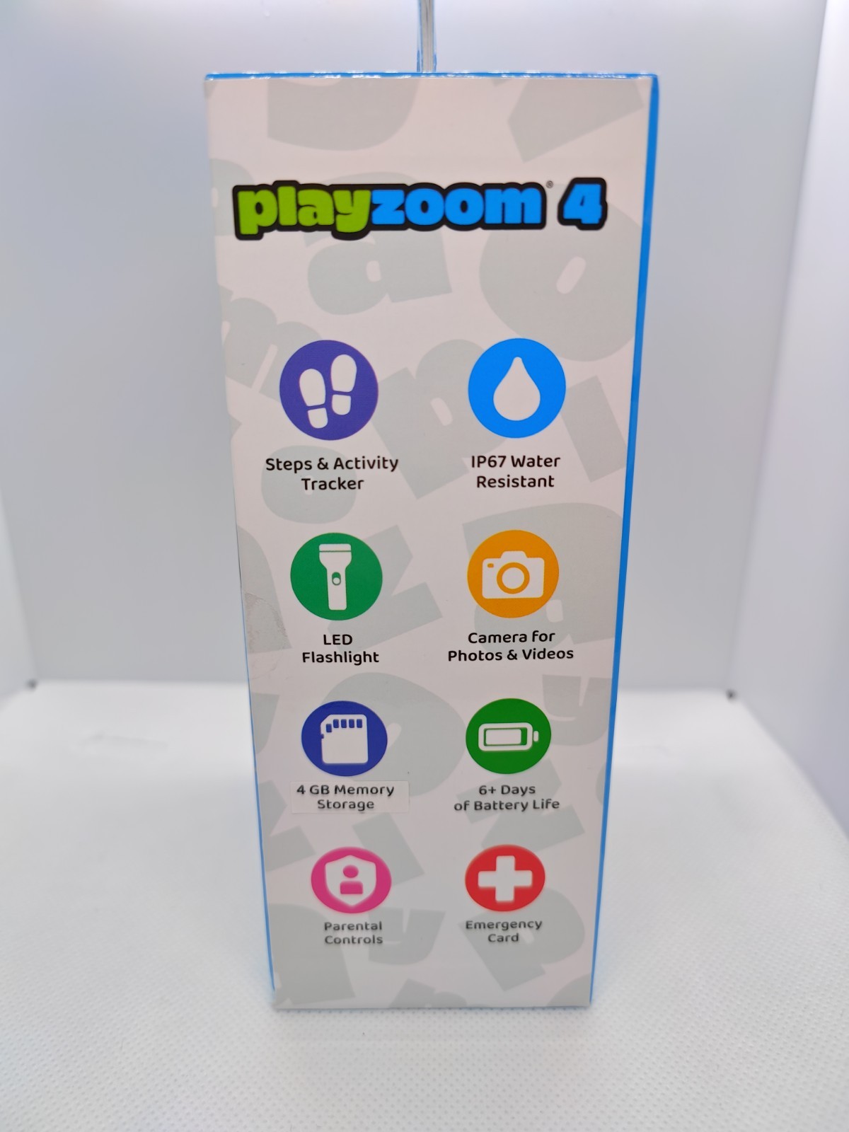 Playzoom 4 Kids Smartwatch Pink 1.83in 4GB Camera Water-Resistant Step Tracker