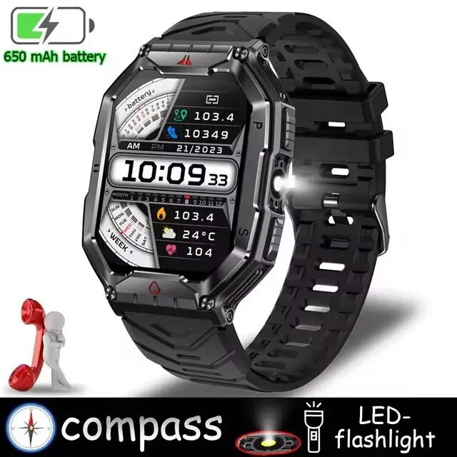 Durable Military GPS Smart Watch KR82 Outdoor Smartwatch