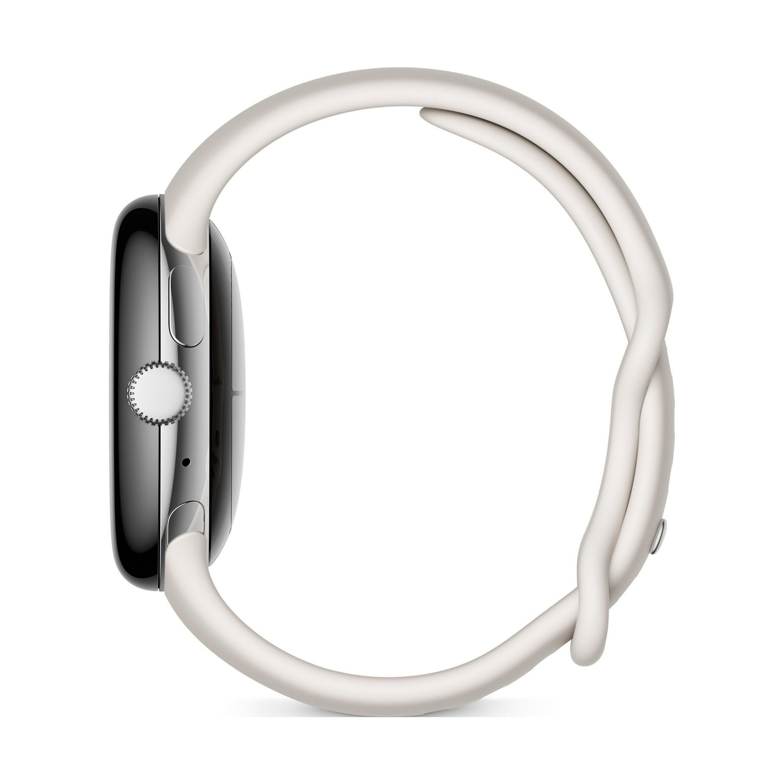Google Pixel Watch 2 – LTE – GA05019-US – Polished Silver/Porcelain Band – New