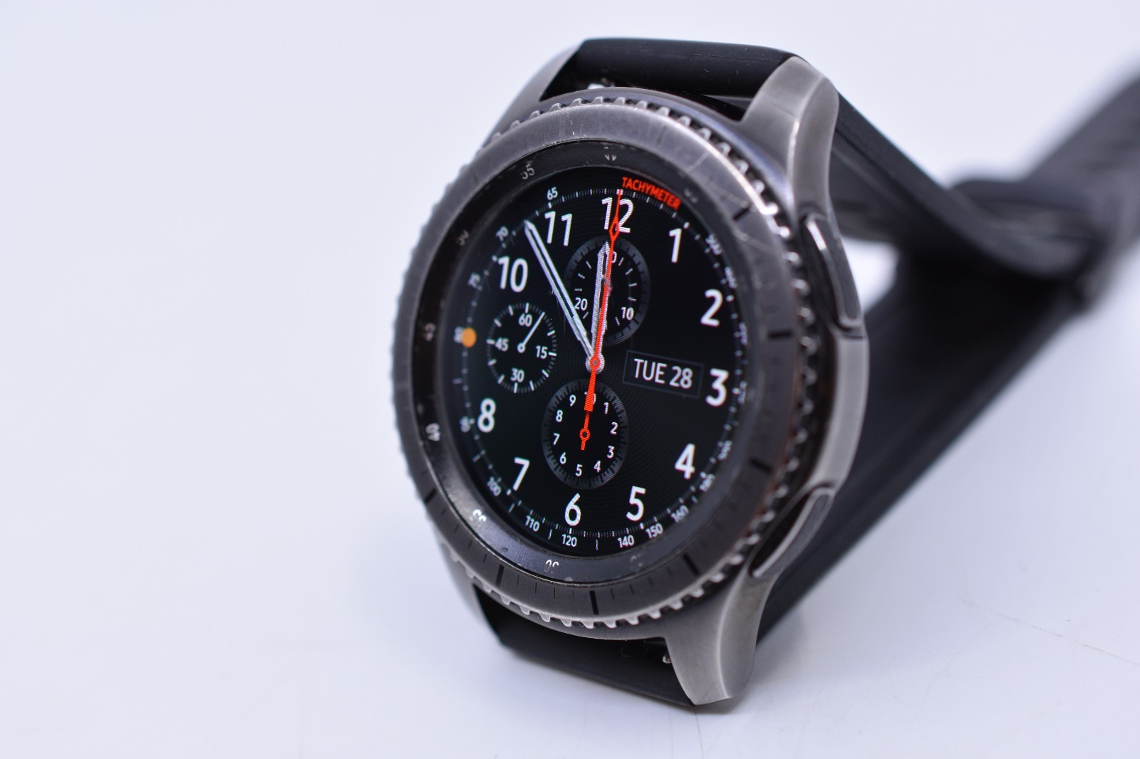 Samsung Gear S3 Frontier Smartwatch Black SM-R765T Stainless Steel 316L 4GB