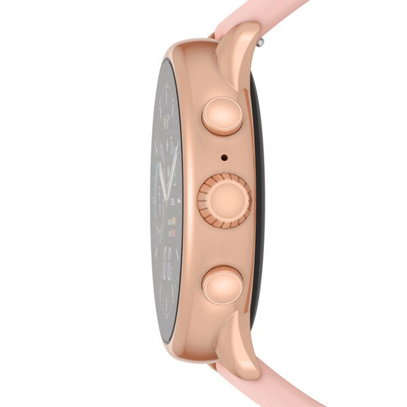 Fossil Gen 6 Wellness Women Smartwatch FTW4071 Gold Pink Silicone GPS Heart Rate