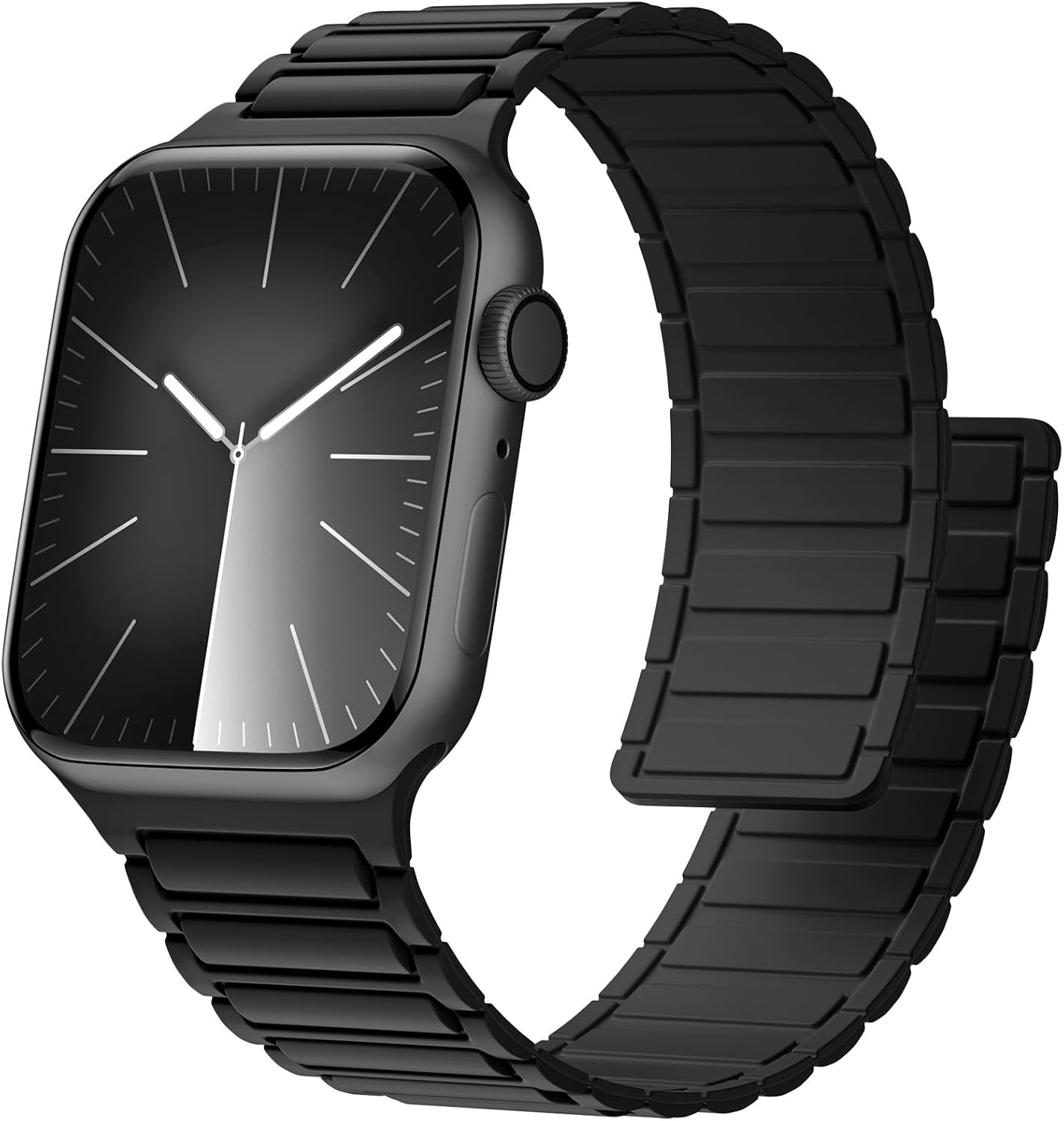Silicone Strap Compatible with Apple Watch Series 11 44mm Solo Loop