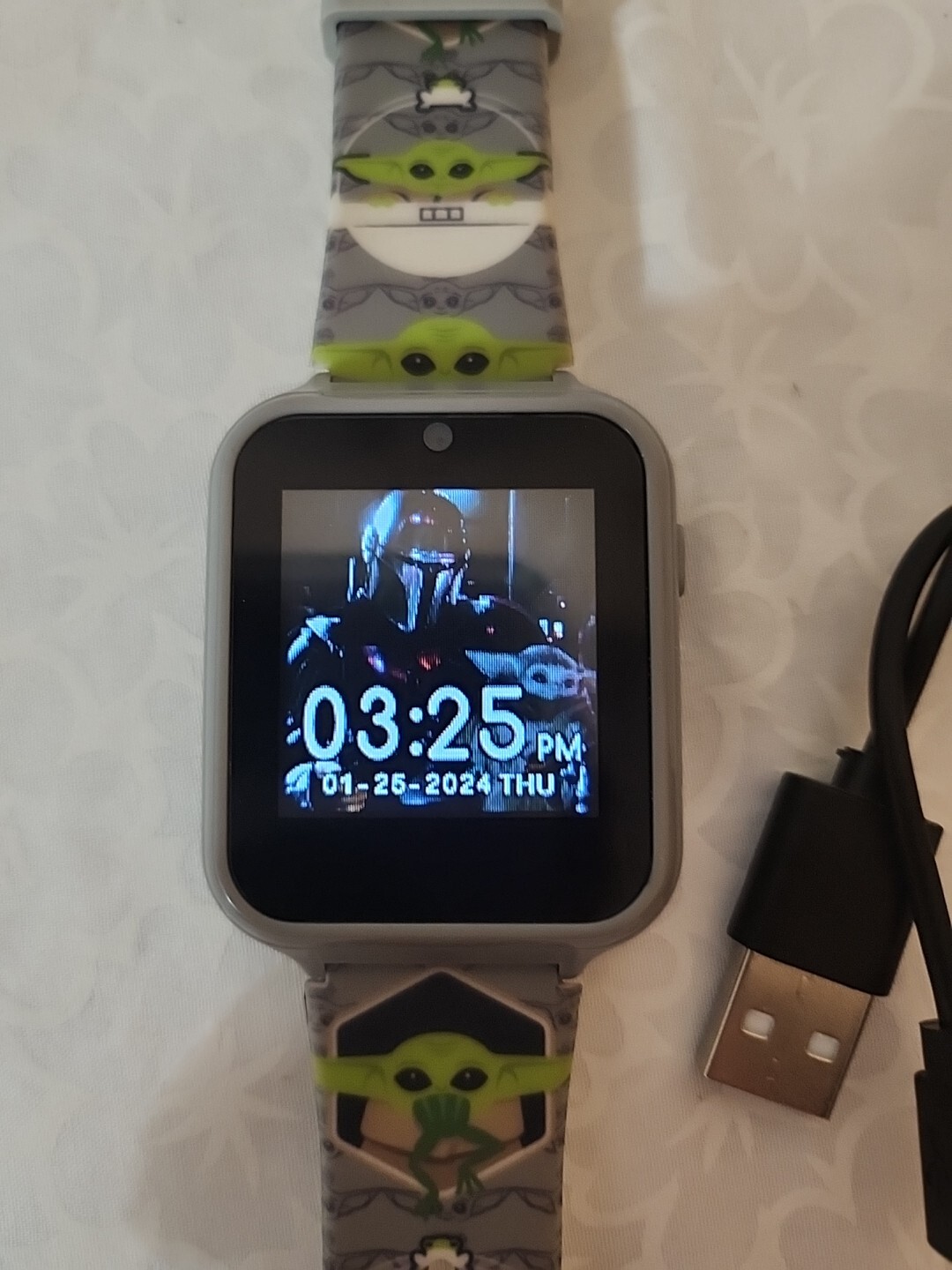 Star Wars Baby Yoda The Child iTime Unisex Child Interactive Smart Watch