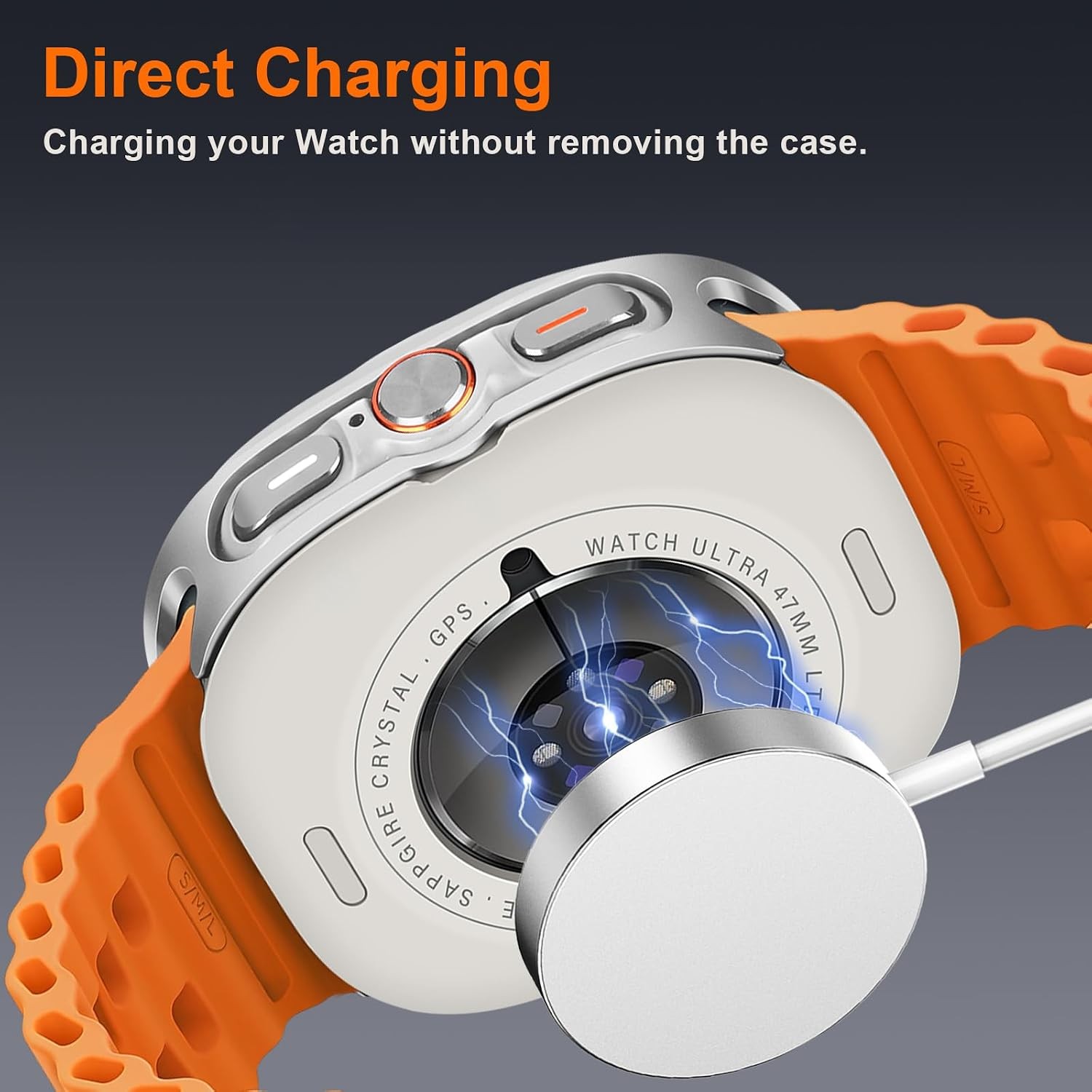 Metal Case For Samsung Galaxy Watch Ultra 47mm, Rugged Thin Hard Frame
