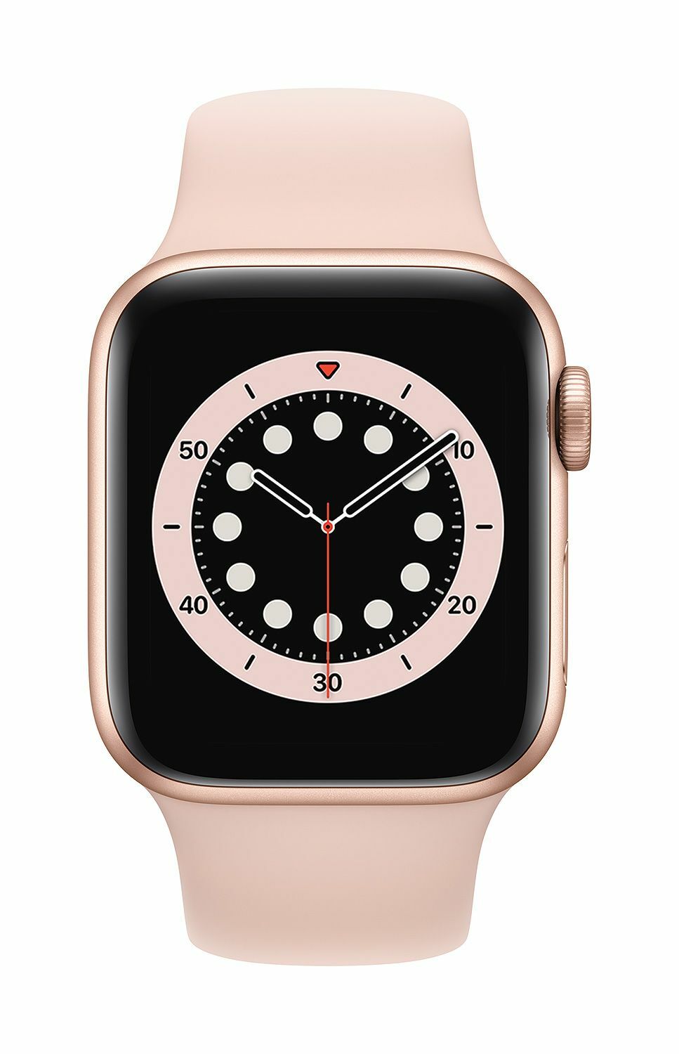 Apple Watch Series 6 40mm Gold Aluminum Pink Sand Sport GPS + Cellular M02P3LL/A