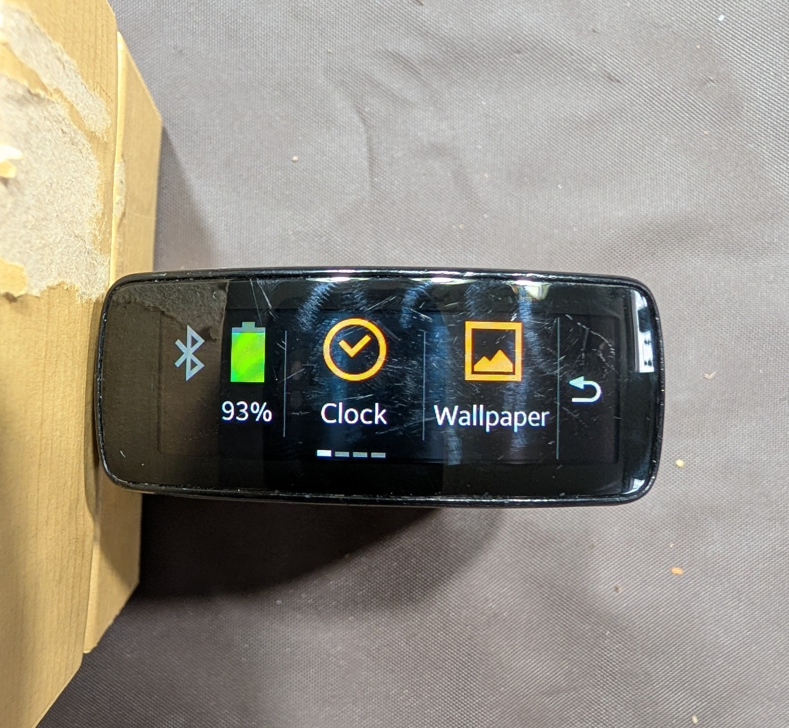 Samsung Gear Fit SM-R3500ZKCXAR Fitness Band