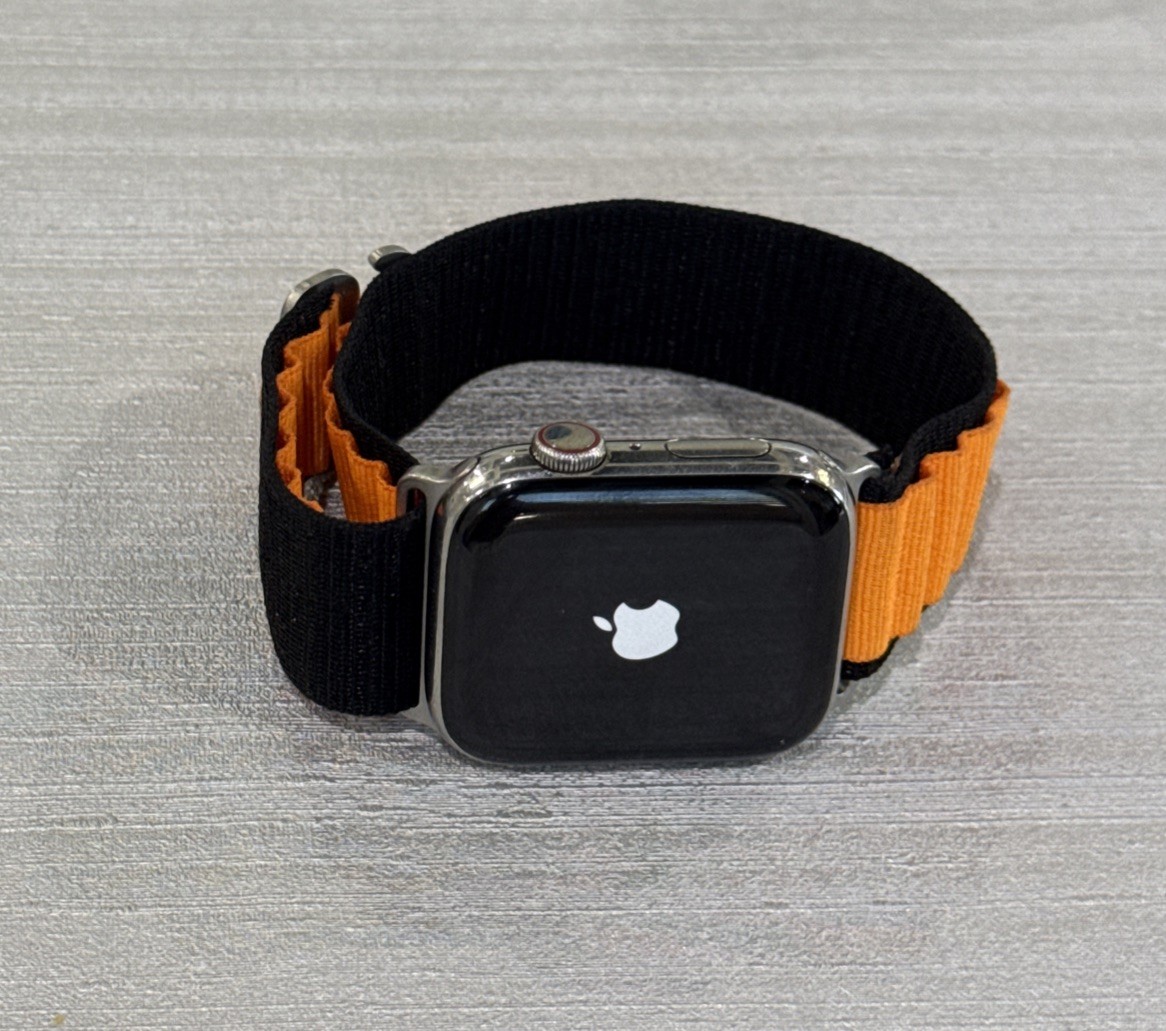 Apple Watch Series 6 42mm Stainless Steel Silver Case Loop Band GPS LTE Unlocked