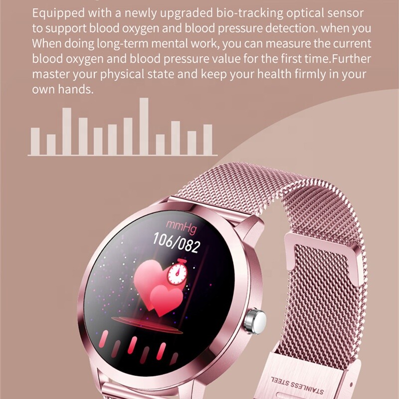 Women Fashion Smart Watch Heart Rate Blood Pressure Sleep Monitor-New