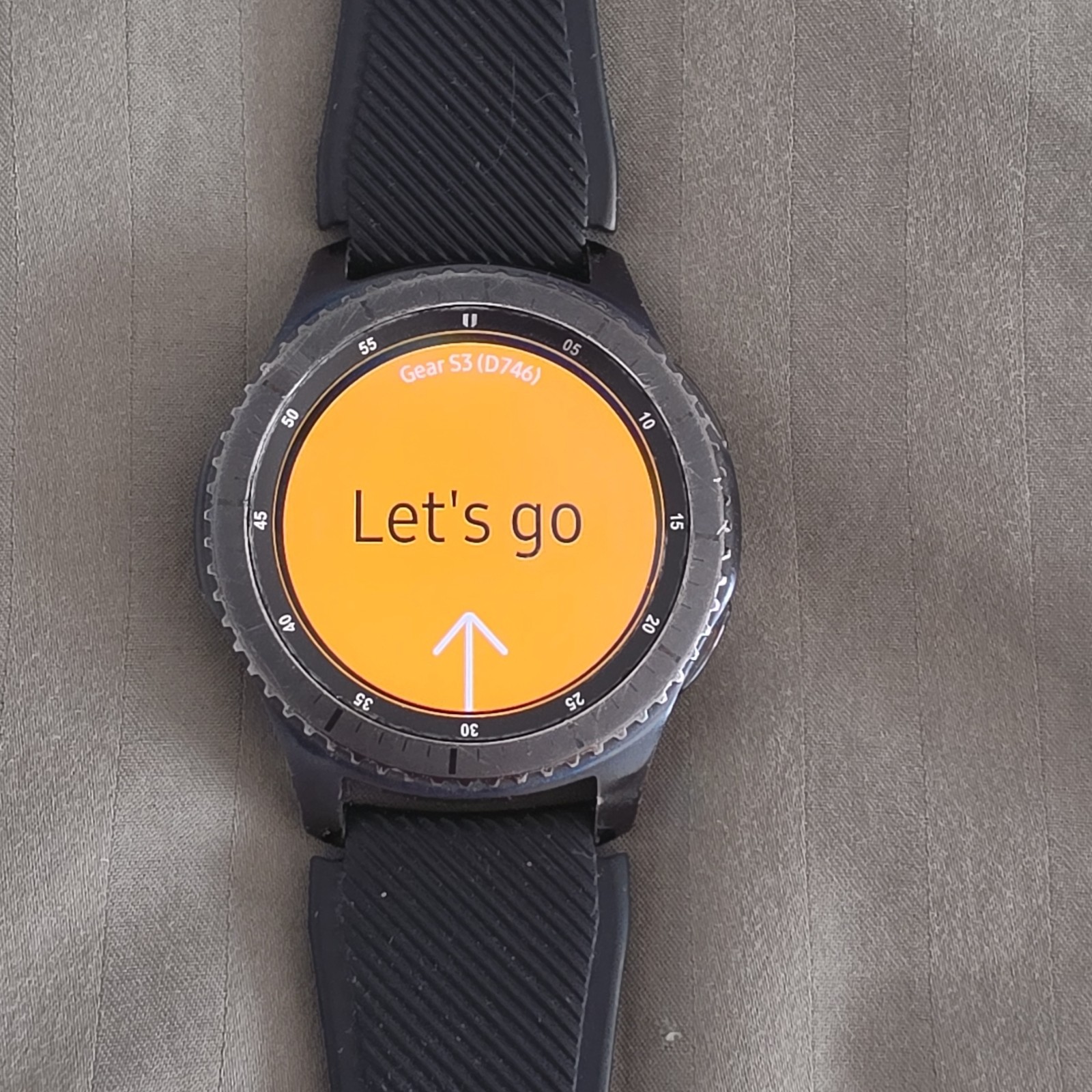 Samsung Gear S3 Frontier Smart Watch Black 46mm Silicone Band Bluetooth GPS