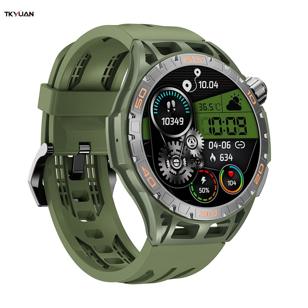 Sports Smart Watch 400mAh AMOLED With BT Calling Heart Rate Blood Oxygen
