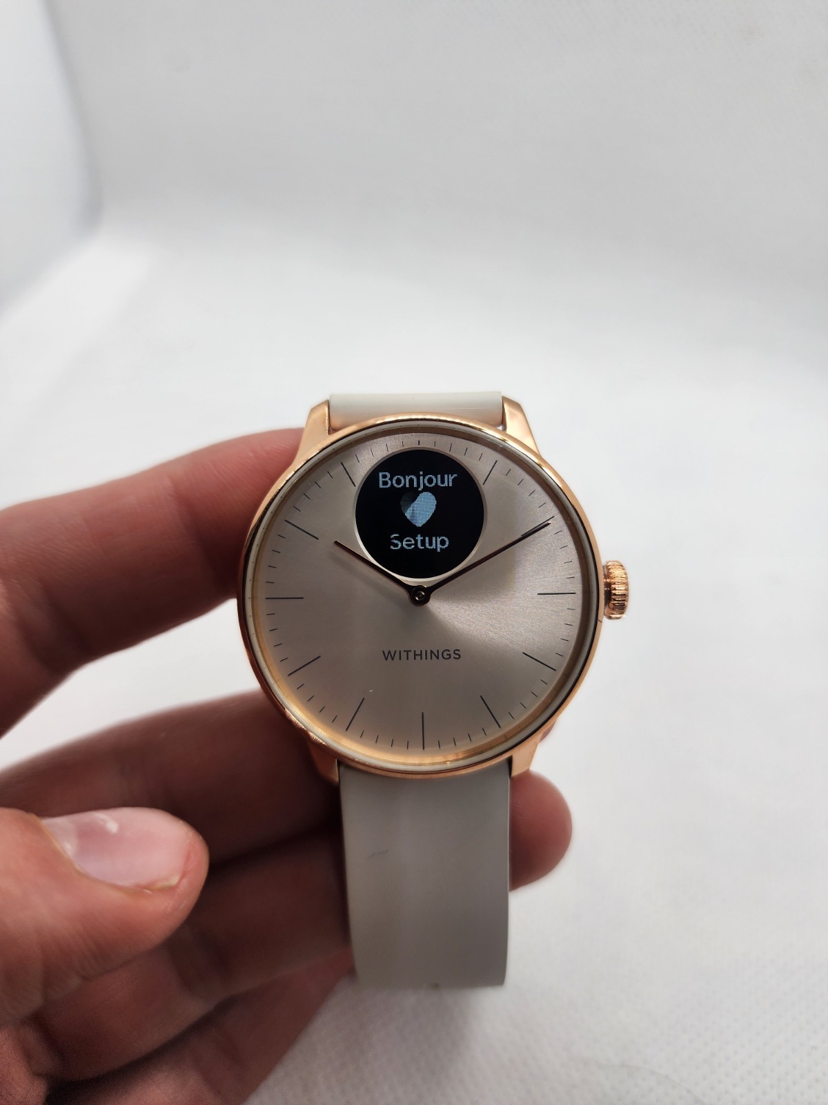 Withings ScanWatch Light – Sleep Monitor Smart Watch – Sand – 37mm