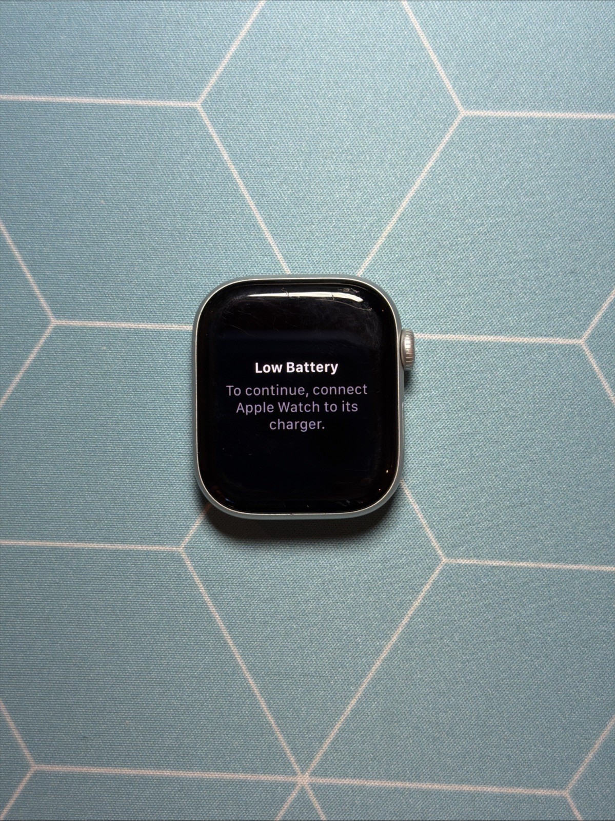 GPS Only Apple Watch Series 10 42MM Silver Aluminum MWWW3LW/A Face Only
