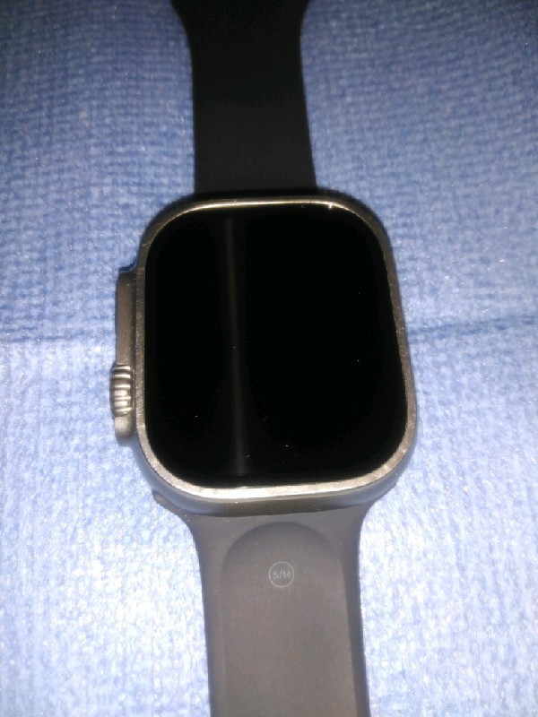 Apple Watch Ultra MQET3LL/A iOS Smartwatch AMOLED Display 49mm Titanium Case